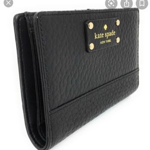 Kate Spade Bay Street Bi-fold Tellie Wallet, black
